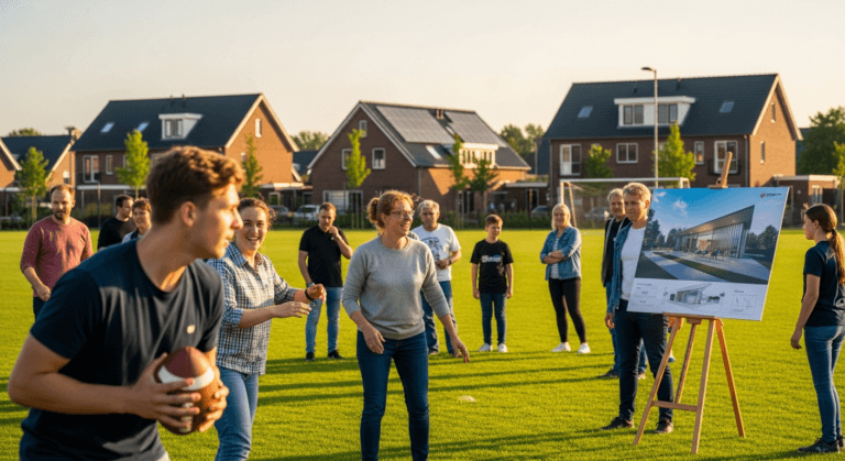 Swalmen is getting a brand new sports park and plans are taking shape!