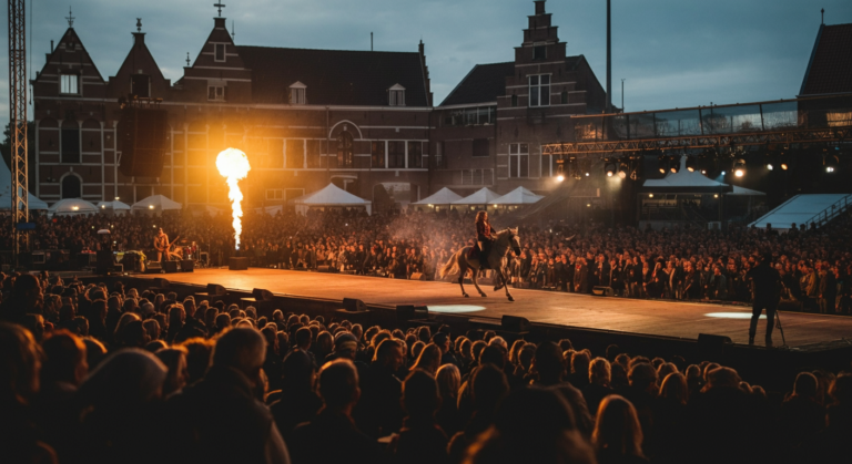 Drones falling, horses galloping: the wild Bokkenrijders premiere everyone in Maastricht is talking about