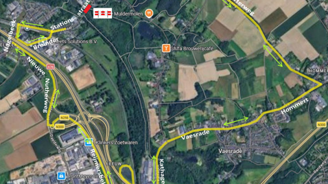 That bridge on Stationsstraat in Schinnen is getting demolished and rebuilt from scratch